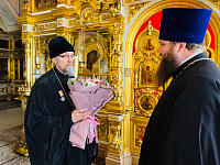Награждение архимандрита Серафима (Марухина)