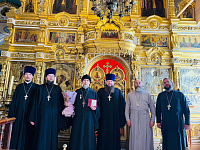 Награждение архимандрита Серафима (Марухина)