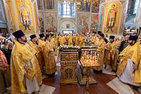 Архиерейское богослужение в день тезоименитства митрополита Крутицкого и Коломенского Павла