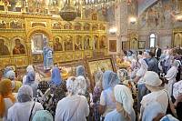 Архиерейское богослужение в Троицком храме Реутова