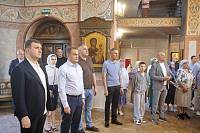 Архиерейское богослужение в Троицком храме Реутова