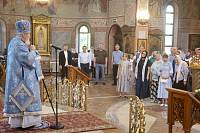 Архиерейское богослужение в Троицком храме Реутова