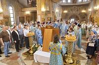 Архиерейское богослужение в Троицком храме Реутова