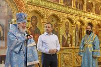 Архиерейское богослужение в Троицком храме Реутова