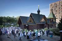 Престольный праздник в Серафимовском храме Балашихи