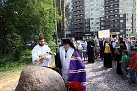 Освящение закладного камня в основание храма Собора новомучеников Богородских в Ногинске
