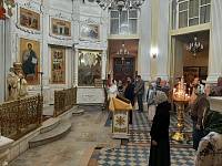Архиерейское богослужение в Преображенском кафедральном соборе Балашихи