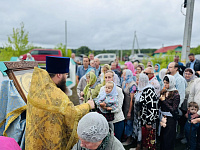 Крестный ход и молебен в деревне Грибаново