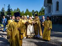 Святейший Патриарх Кирилл совершил великое освящение Александро-Невского храма в подмосковном поселке Княжье Озеро