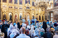 Соборное архиерейское богослужение в Троицком кафедральном соборе города Подольска