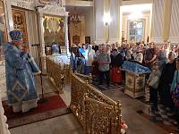 Чин погребения Пресвятой Богородицы в Преображенском кафедральном соборе Балашихи