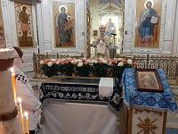 Архиерейское богослужение в Преображенском кафедральном соборе Балашихи