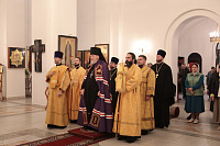 Архиерейское богослужение в Почаевском храме Балашихи 