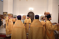 Архиерейское богослужение в Почаевском храме Балашихи 