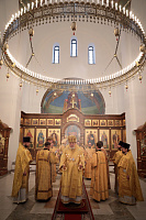 Архиерейское богослужение в Почаевском храме Балашихи 