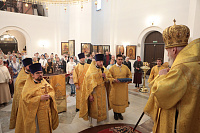 Архиерейское богослужение в Почаевском храме Балашихи 