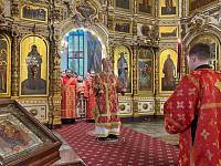 Архиерейское богослужение в Богородицерождественском соборе города Орехово-Зуево