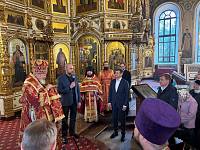 Архиерейское богослужение в Богородицерождественском соборе города Орехово-Зуево