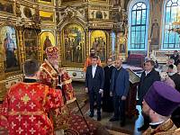 Архиерейское богослужение в Богородицерождественском соборе города Орехово-Зуево