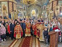 Архиерейское богослужение в Богородицерождественском соборе города Орехово-Зуево