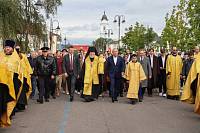 Архиерейское богослужение в Богоявленском соборе Ногинска