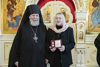Освящение памятника блаженной Ксении Петербургской в Медвежьих Озёрах 