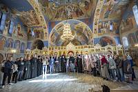 Освящение памятника блаженной Ксении Петербургской в Медвежьих Озёрах 