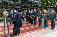 Открытие стел Героям России в Центре инженерно-технического обеспечения войск национальной гвардии