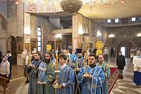 Архиерейское богослужение в Троицком храме Реутова