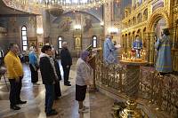 Архиерейское богослужение в Троицком храме Реутова
