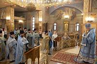 Архиерейское богослужение в Троицком храме Реутова
