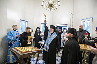 Архиерейское богослужение и конференция в Гребневе