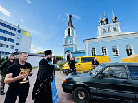 Отправка гуманитарного груза из Павловского Посада