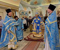 Архиерейское богослужение в Покровском храме Балашихи