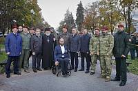 Открытие памятника погибшим бойцам спецназа в Балашихе