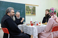 Архиерейское богослужение в Богородицерождественском храме деревни Савостьяново