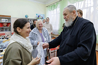 Архиерейское богослужение в Богородицерождественском храме деревни Савостьяново