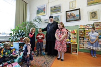 Архиерейское богослужение в Богородицерождественском храме деревни Савостьяново