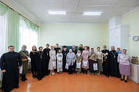 Архиерейское богослужение в Богородицерождественском храме деревни Савостьяново