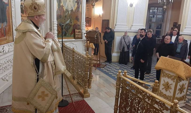 Архиерейское богослужение в Преображенском кафедральном соборе Балашихи 
