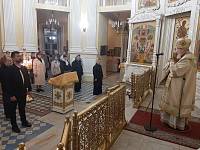 Архиерейское богослужение в Преображенском кафедральном соборе Балашихи 
