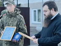 Торжественное построение в воинской части города Павловский Посад