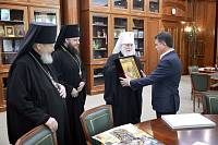 Рабочая встреча Губернатора А.Ю. Воробьёва и архиереев Московской митрополии